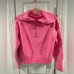 LOFT Pink Cowl Neck Sweater